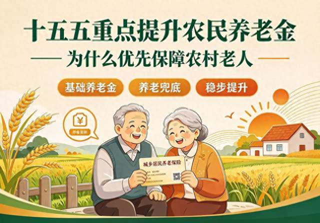 十五五重点提升农民养老金！为什么优先涨农村老人钱，背后原因？