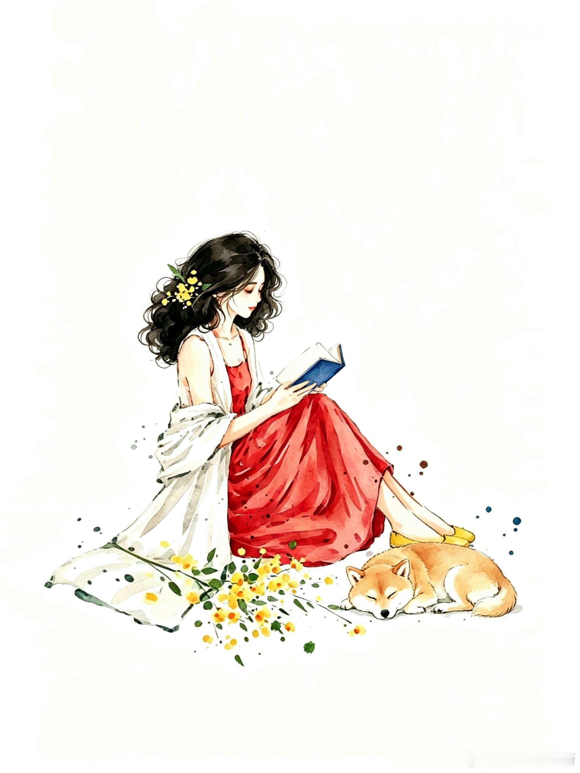 这张也挺喜欢。画到头晕眼花反胃，但又玩儿得很上头，不画了，去遛真狗。