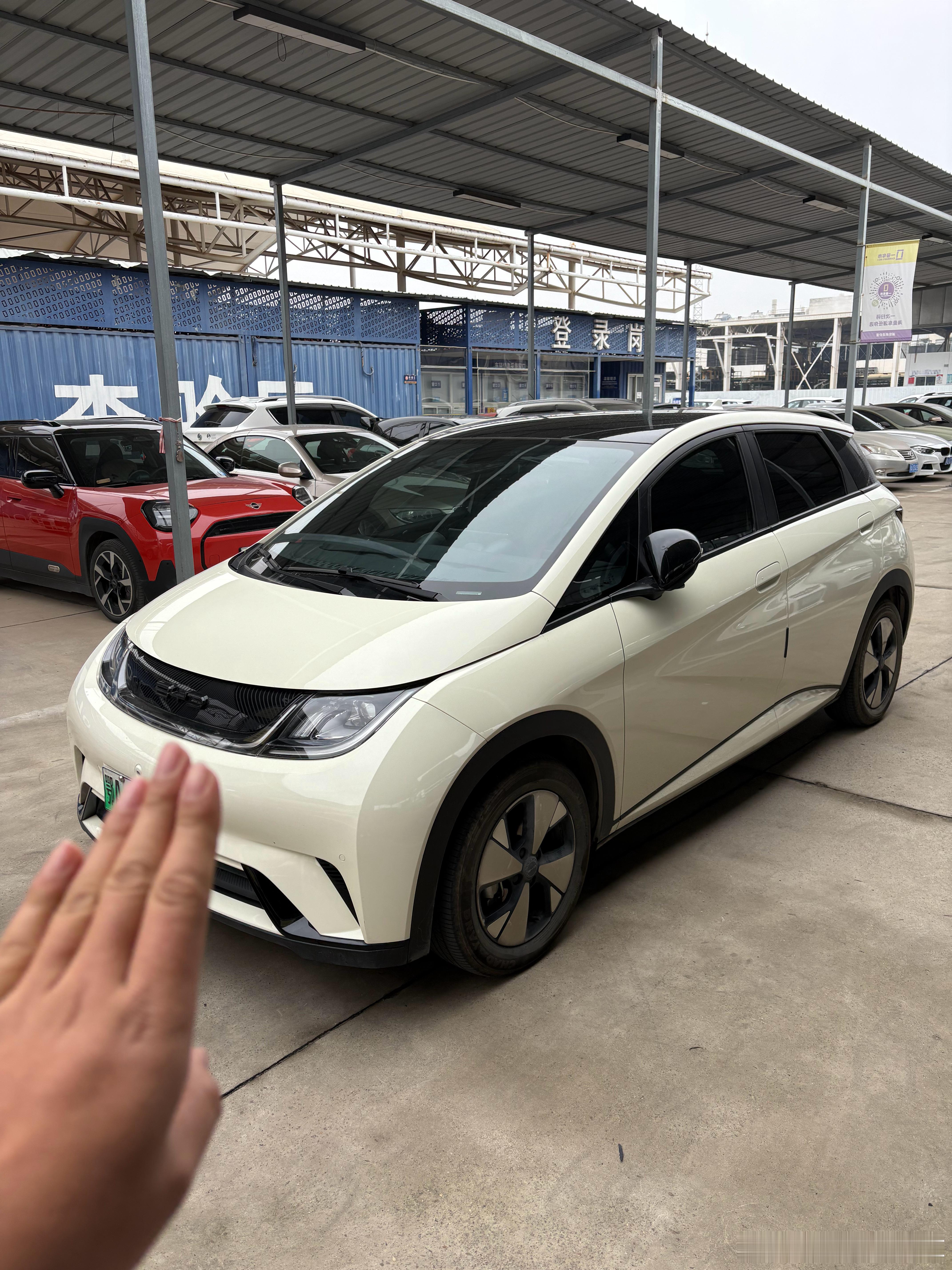 收了一台巨便宜的比亚迪海豚🐬24年420km时尚 一手车 3万多公里后面有换件