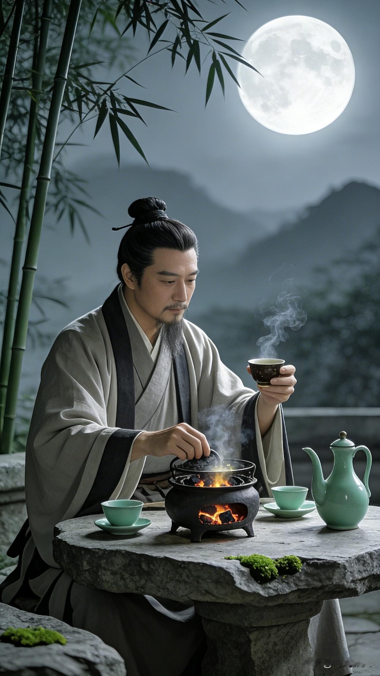 上联：春水煎茶，世事不过一杯淡
下联：晚风煮酒，人生何须半日闲
友友们，你们有更