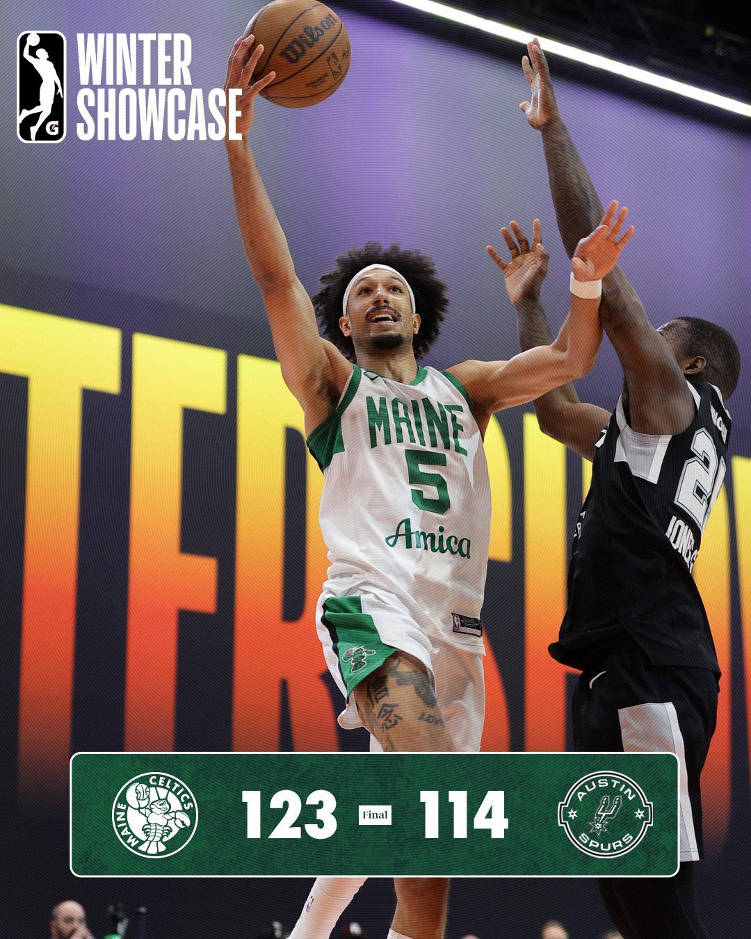 缅因州凯尔特人 123-114 ! Celtics Win ! 缅因州凯尔特人队