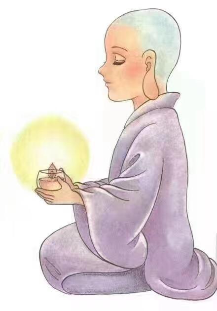 供灯，心要重在“供”上，不要偏在“功德”上。你以虔诚之心，用灯的光明供养佛菩萨，