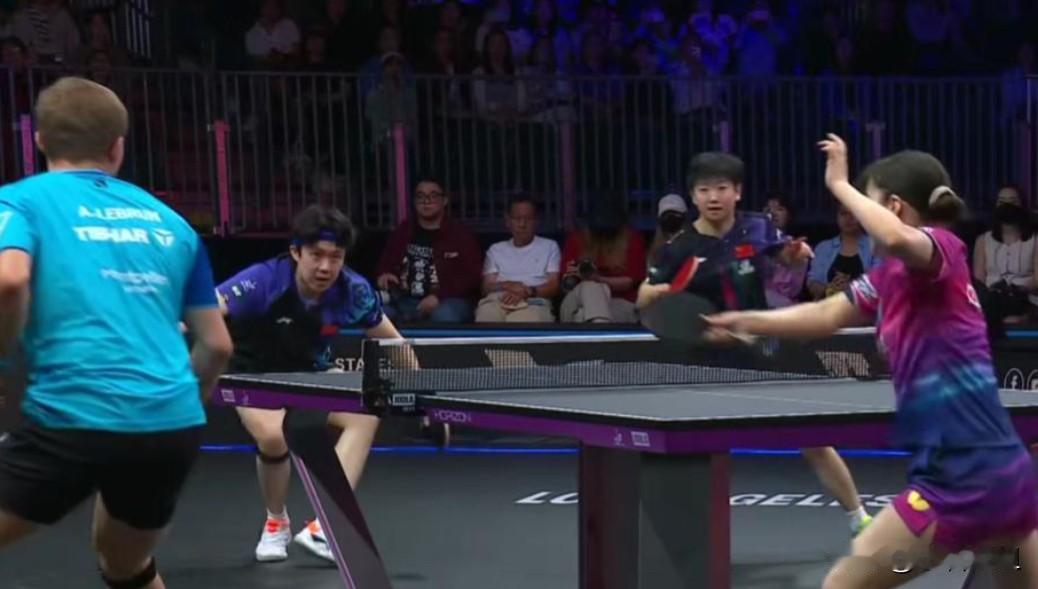 王楚钦孙颖莎估计没想到会有这一天

作为奥运混双冠军，居然被一对临时凑的跨协会组