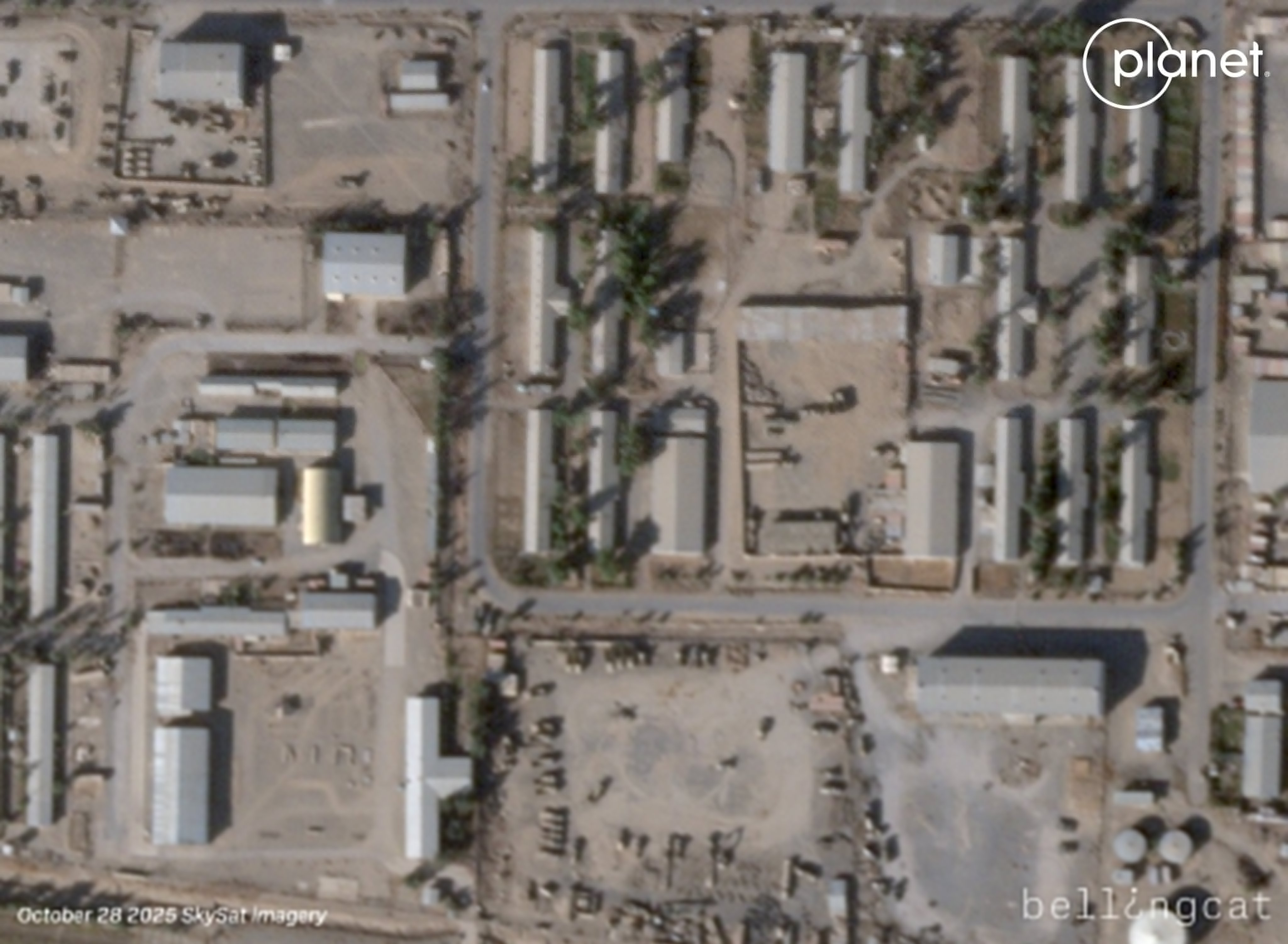 巴基斯坦空袭阿富汗  Planet遥感卫星图像显示阿富汗坎大哈空军基地被巴基斯坦