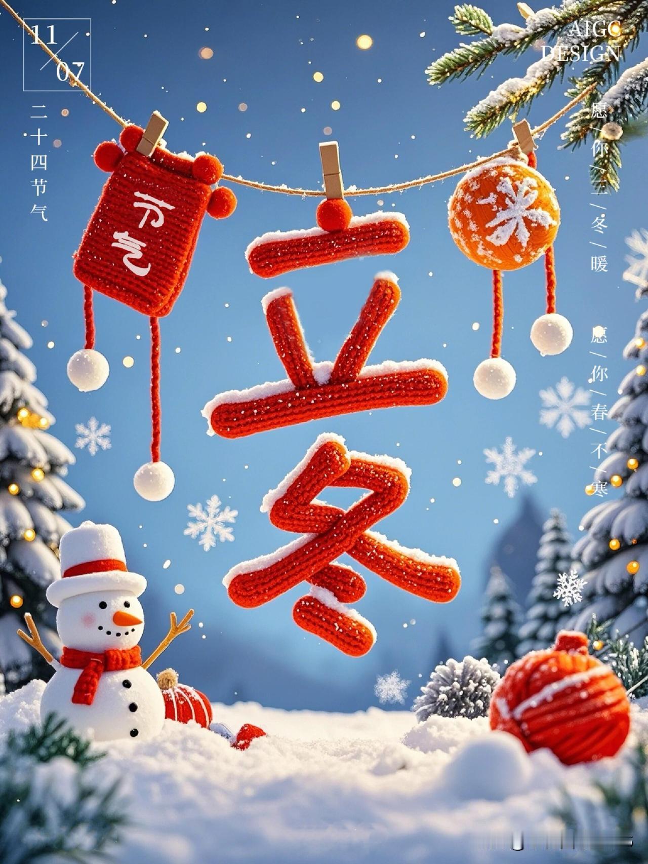 今天是2025年11月7日，立冬节气如约而至，万物渐次沉寂，进入休养与收藏的时节