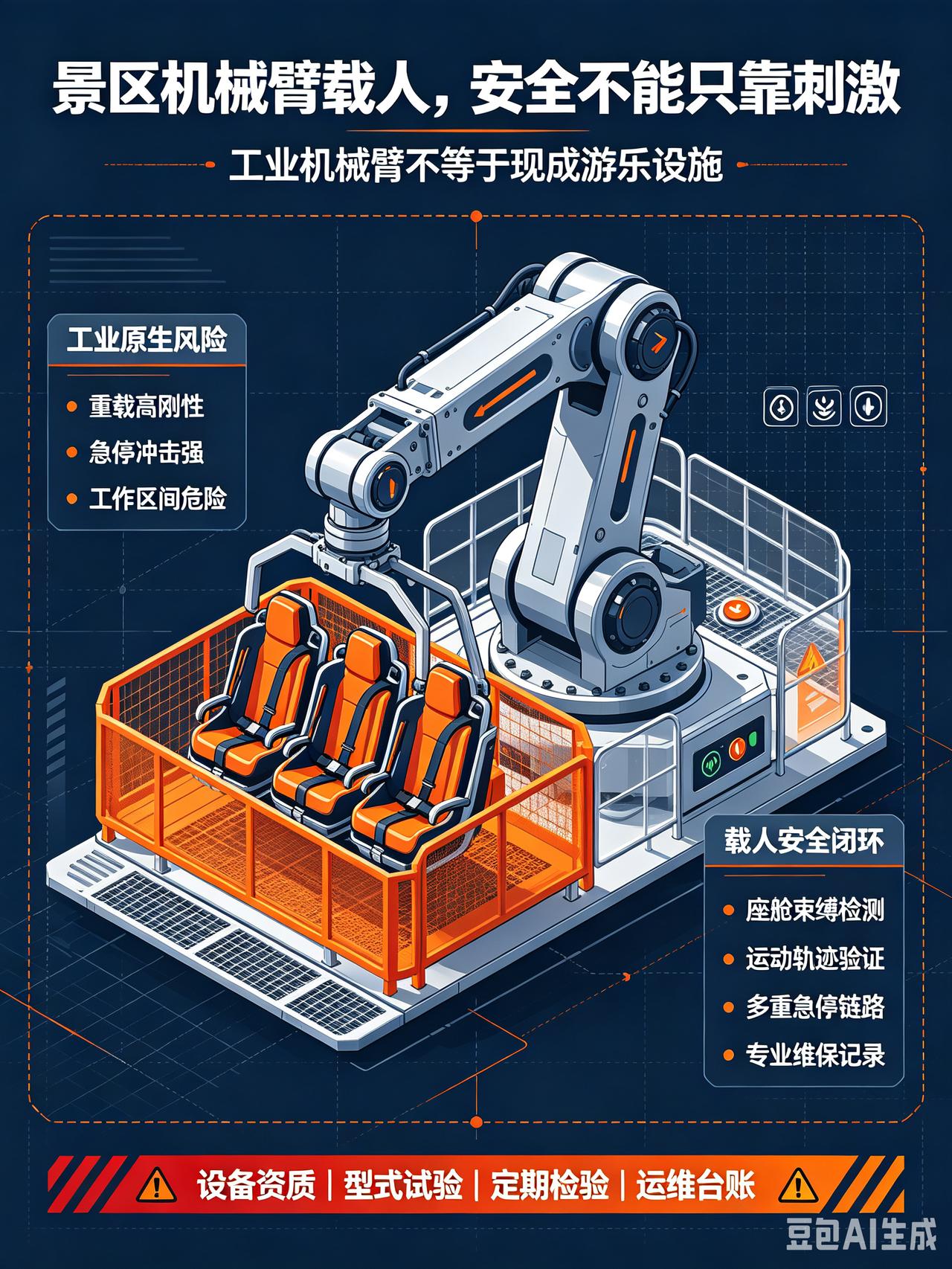 工业机械臂跨界游乐，本身并非禁区，但成熟案例与网红项目之间隔着一道难以轻易逾越的