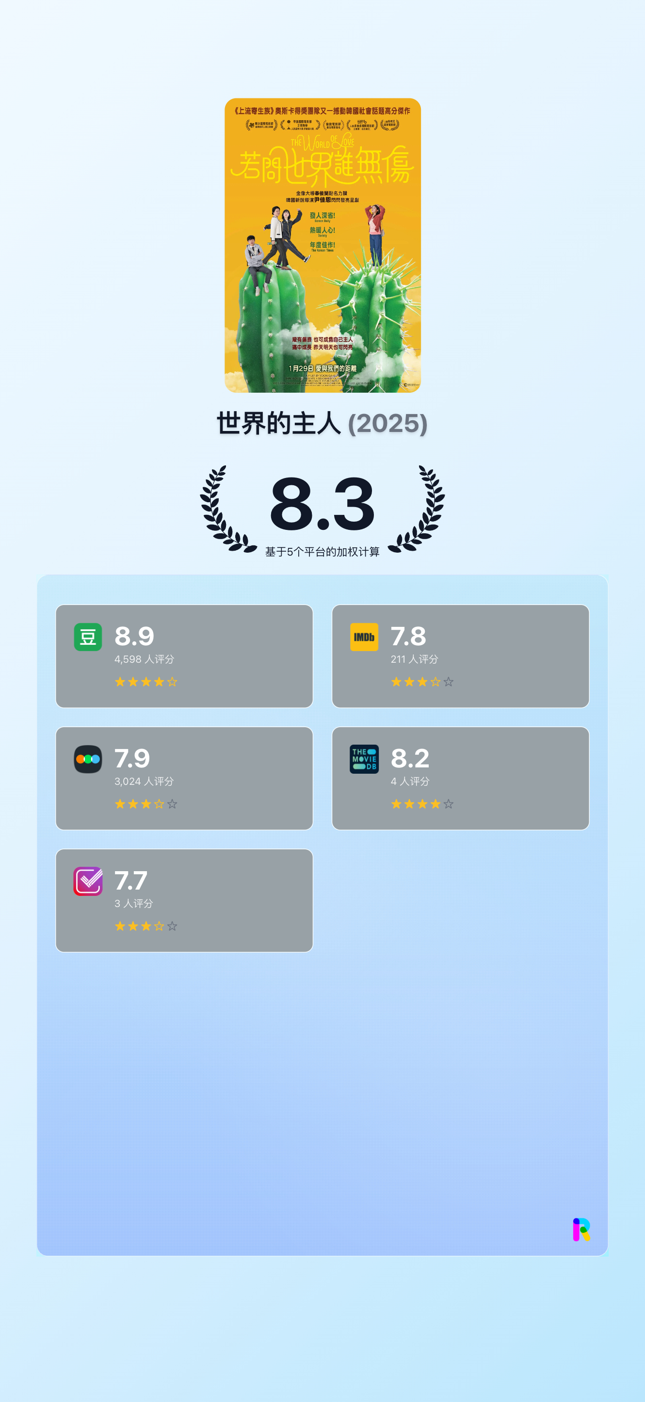 爆款韩影《世界的主人》今天上线流媒体！！！🍎 