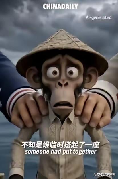 “菲猴”！央媒只是形容一下，结果他们上窜下跳，猴急猴急的，真跟猴子似的。
《中国
