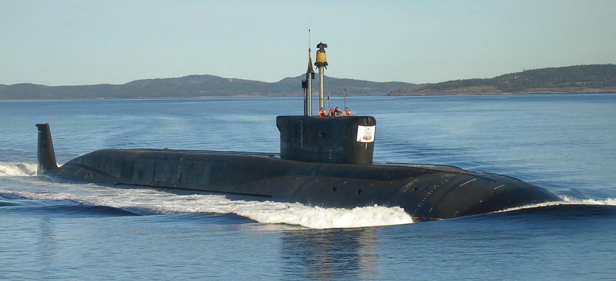 每天认识一件兵器 俄罗斯“北风之神”级弹道导弹核潜艇“北风之神”（Borei）级