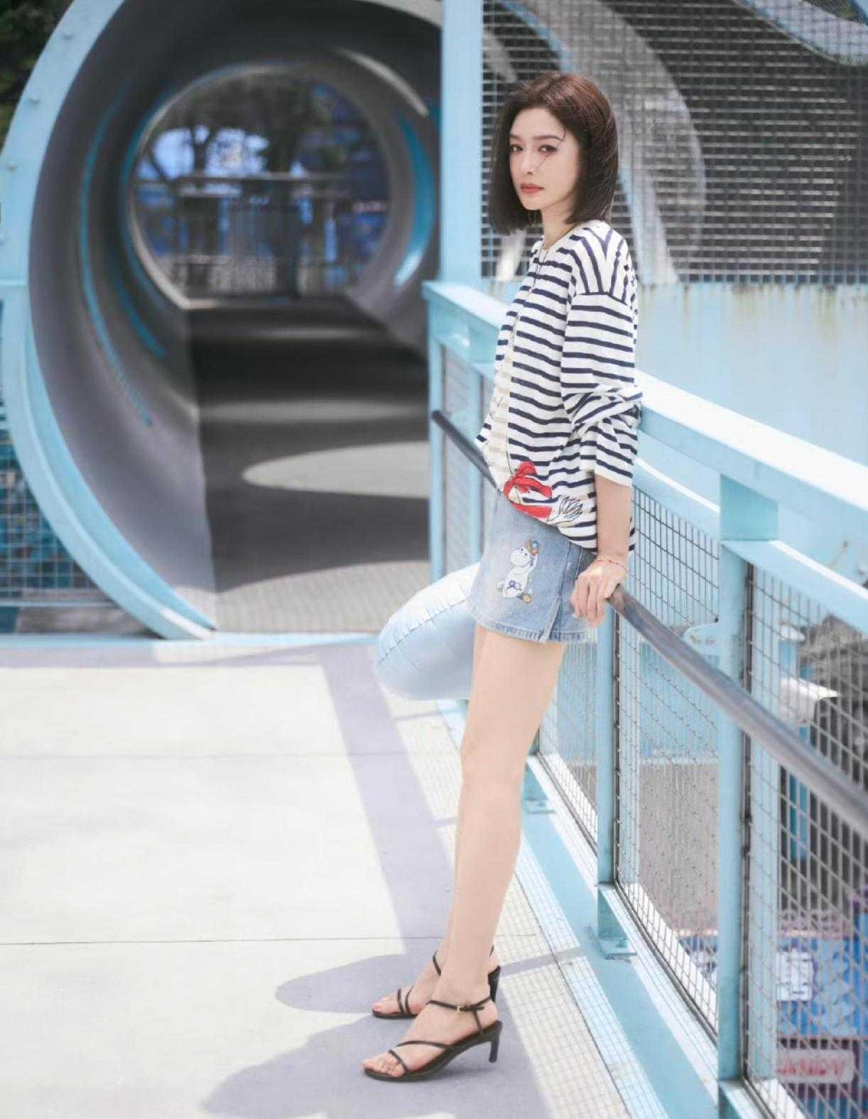 秦岚短发太减龄了吧