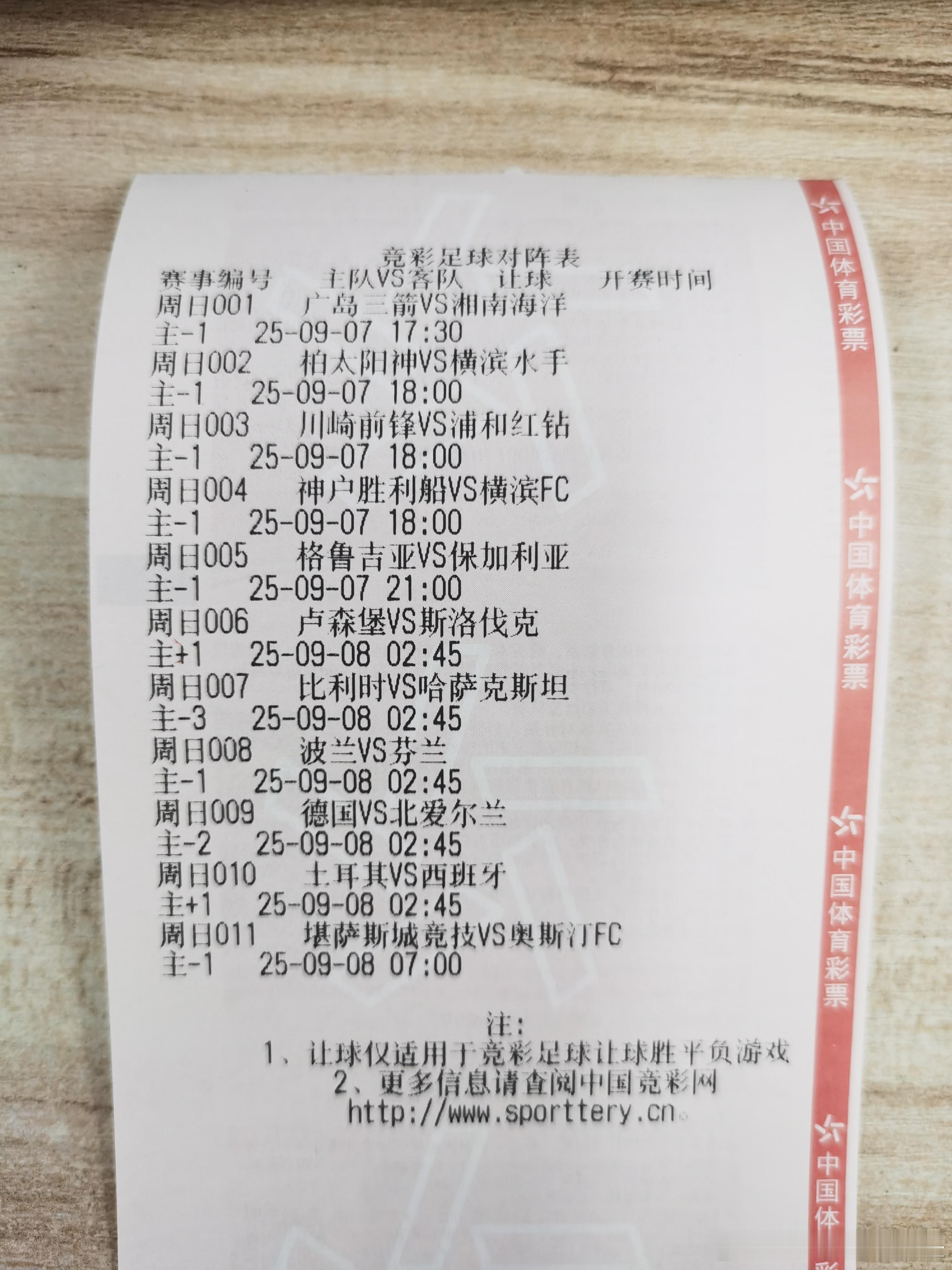 今日竞足赛程表！日联杯世预赛 ​​​