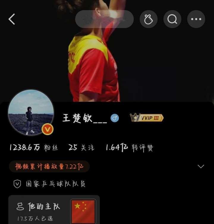 永远支持🇨🇳
王楚钦 我的主队