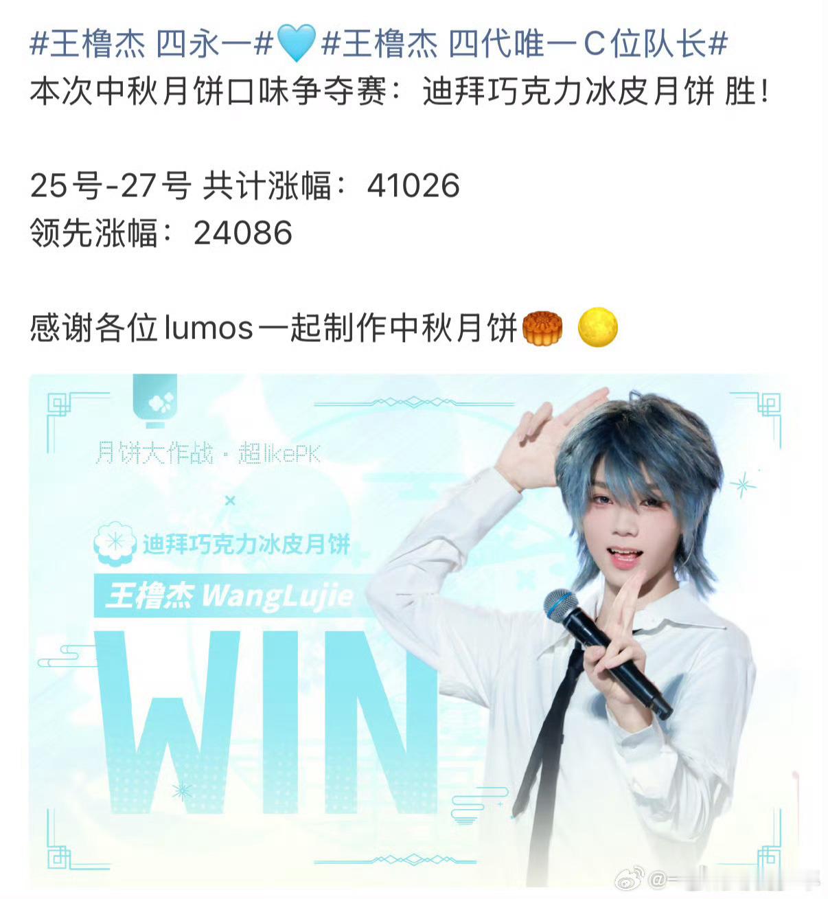 王橹杰杨博文超like涨幅王橹杰杨博文PK结果TG王橹杰杨博文PK收官！王橹杰拿