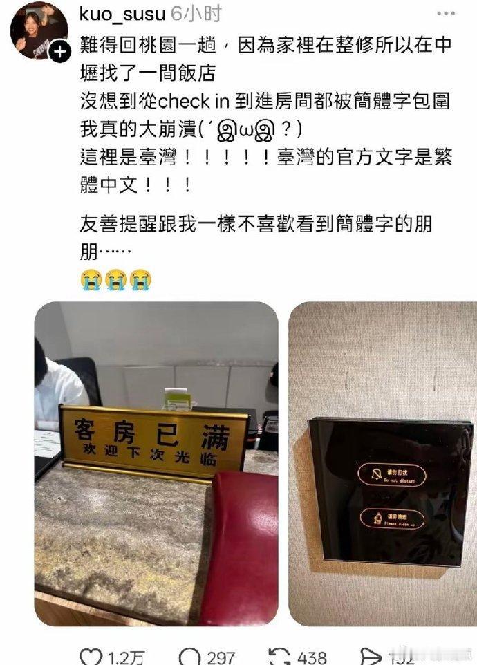 不喜欢简体中文，那你可以不看啊……你不喜欢算老几？在我们自己的土地上，大家喜欢就