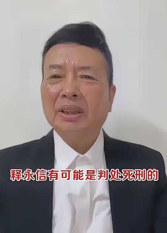 宋祖德说，释永信有可能判处死刑的。
我的理解，宋的言外之意是想说，释永信有可能会
