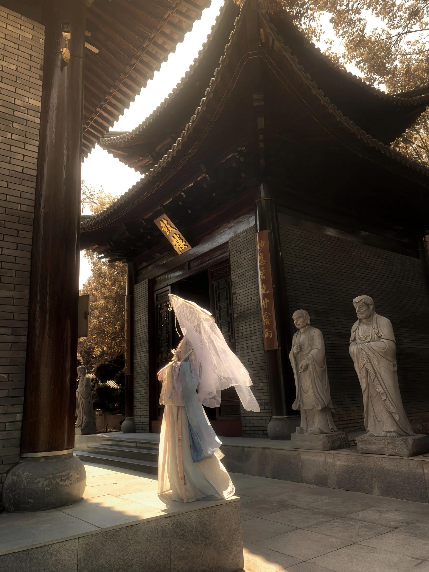 “她素手 捡花枝 含泪葬花 愁思几许”