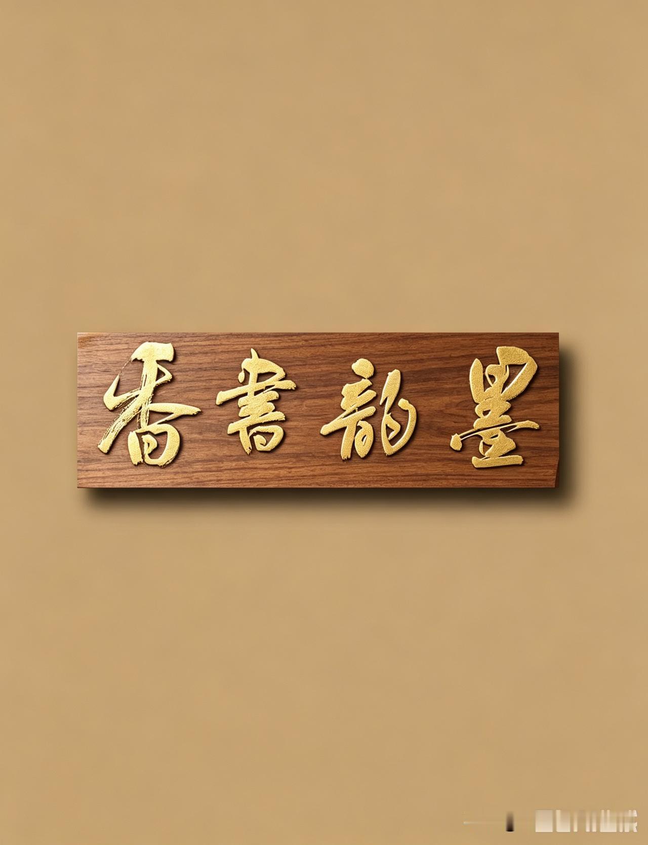 墨韵书香匾额