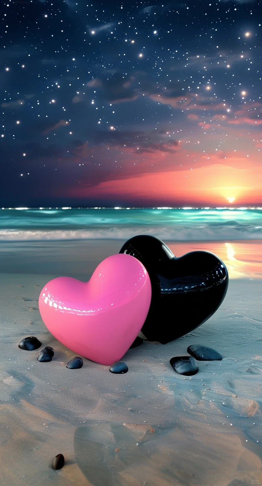 在星空下相拥🫂💗