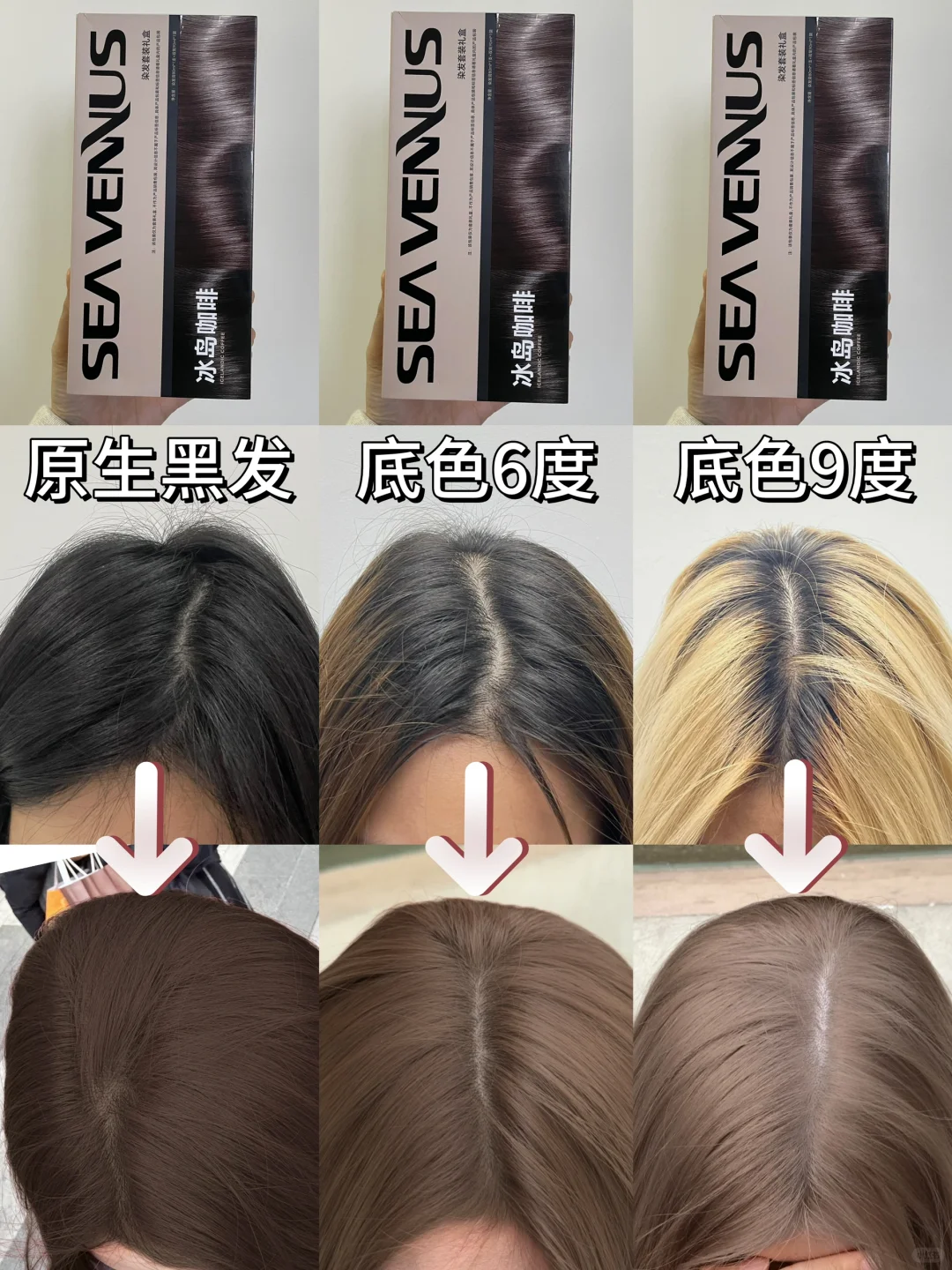 不同底色亲测圣薇娜染发膏（月入3k版）