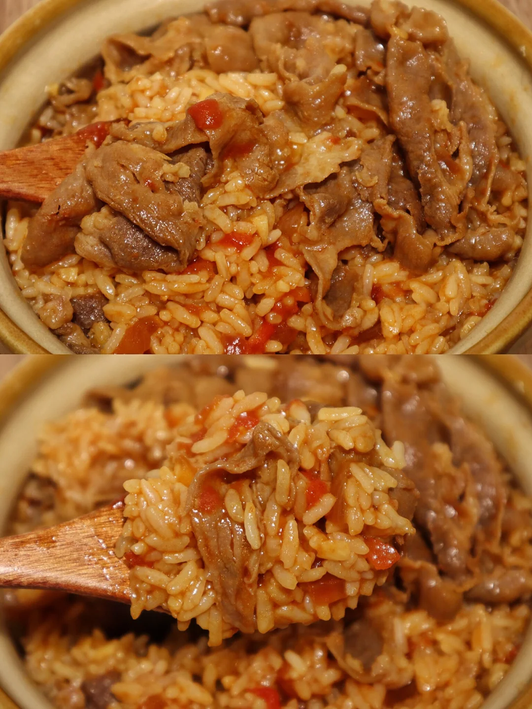 ‼️好吃到飞起的番茄肥牛烩饭🍅巨快手～