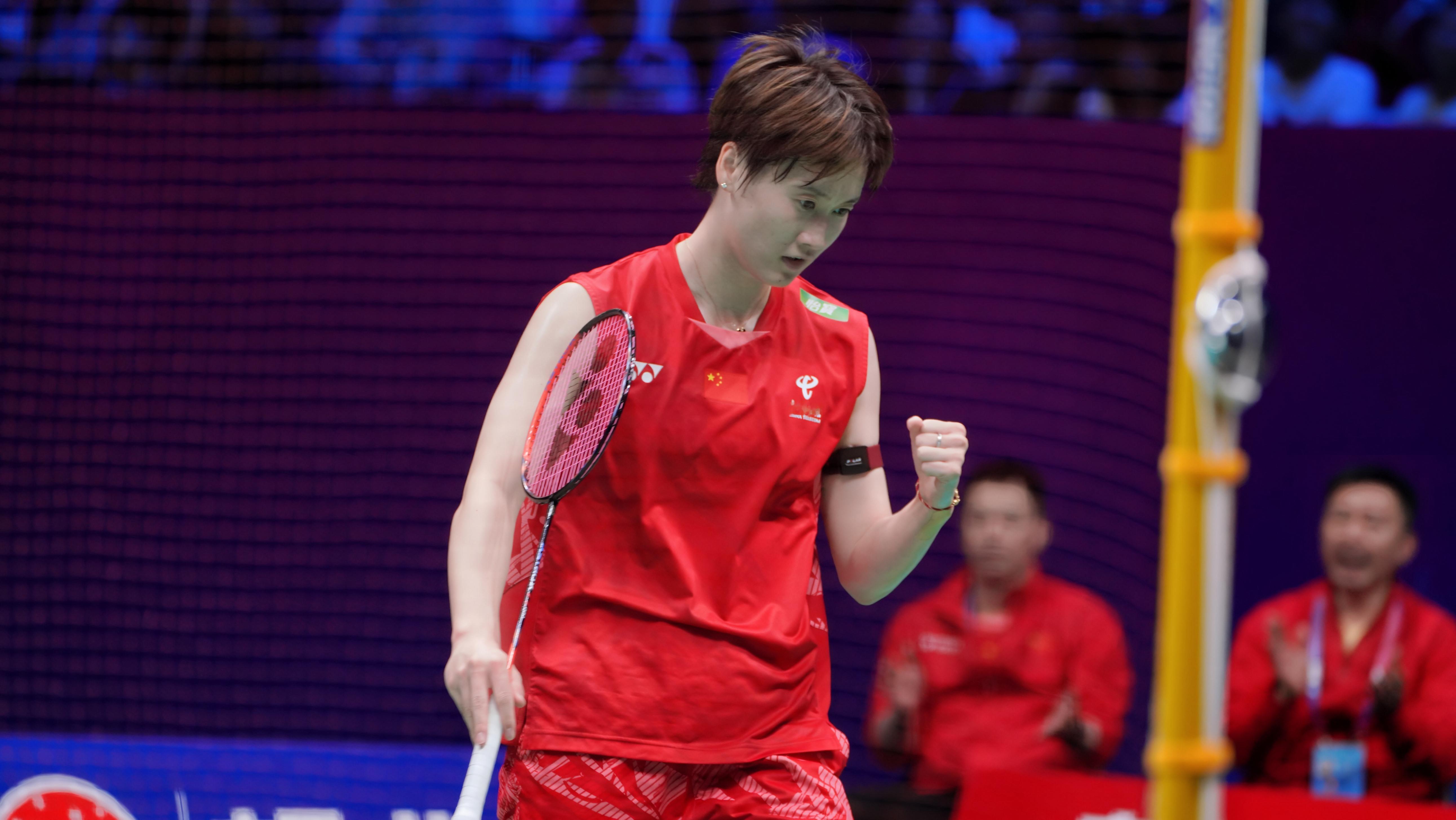 陈雨菲行不行，陈雨菲说了算。 