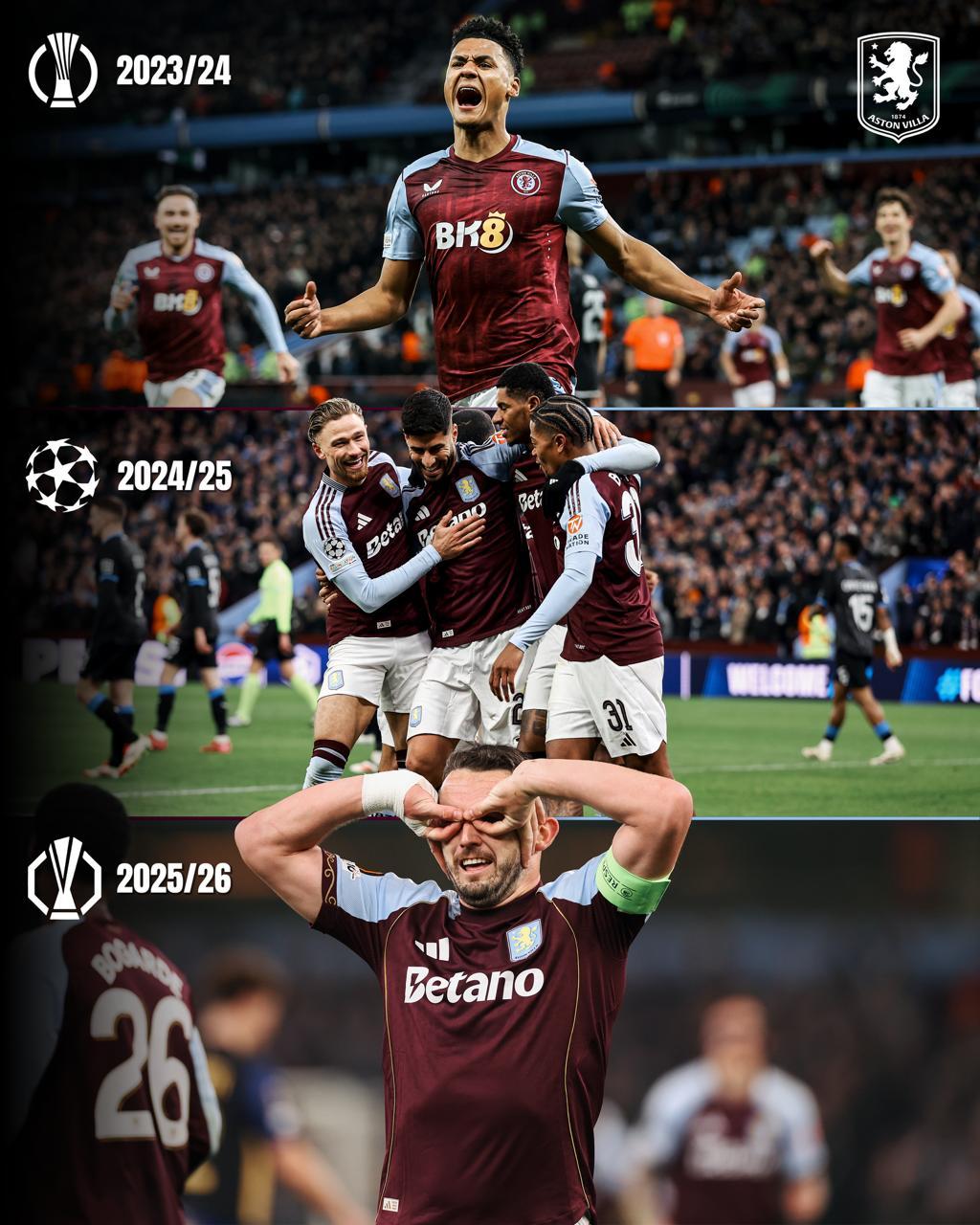 维拉连续三年打进欧洲三大杯八强，主场淘汰里尔，最大功臣是大马丁 —— 麦金的第一