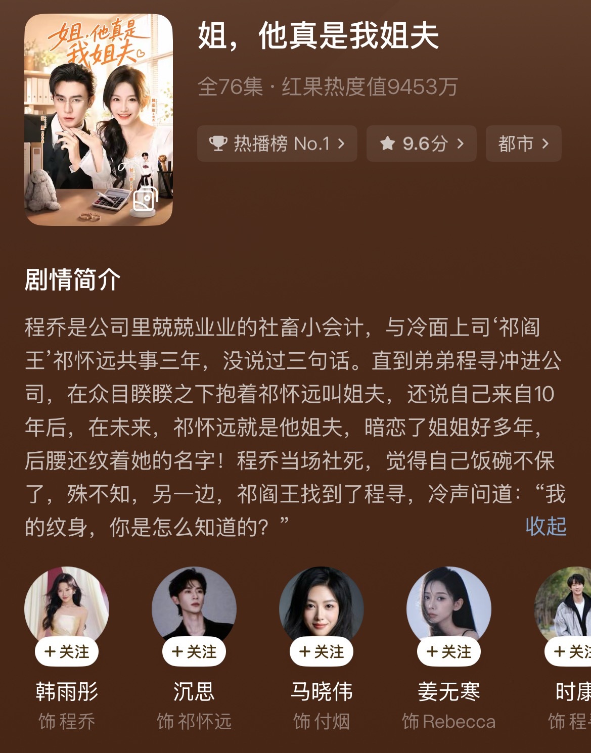 -《姐，他真是我姐夫》 韩雨彤 沉思 时康好看啊，短剧就应该多拍这种爱情轻喜剧，