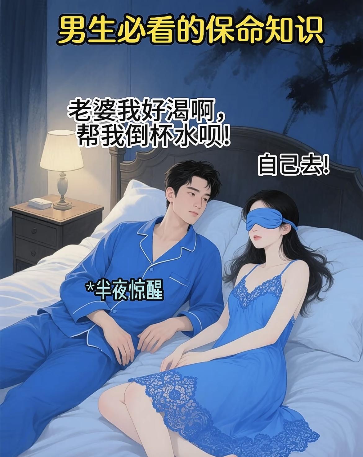 “晚上少喝冰水，不要问为什么🧐”[吐血][吐血][吐血]