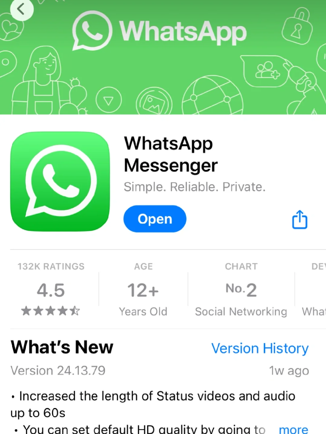 Whatsapp不能更新的问题解决了（海外版）