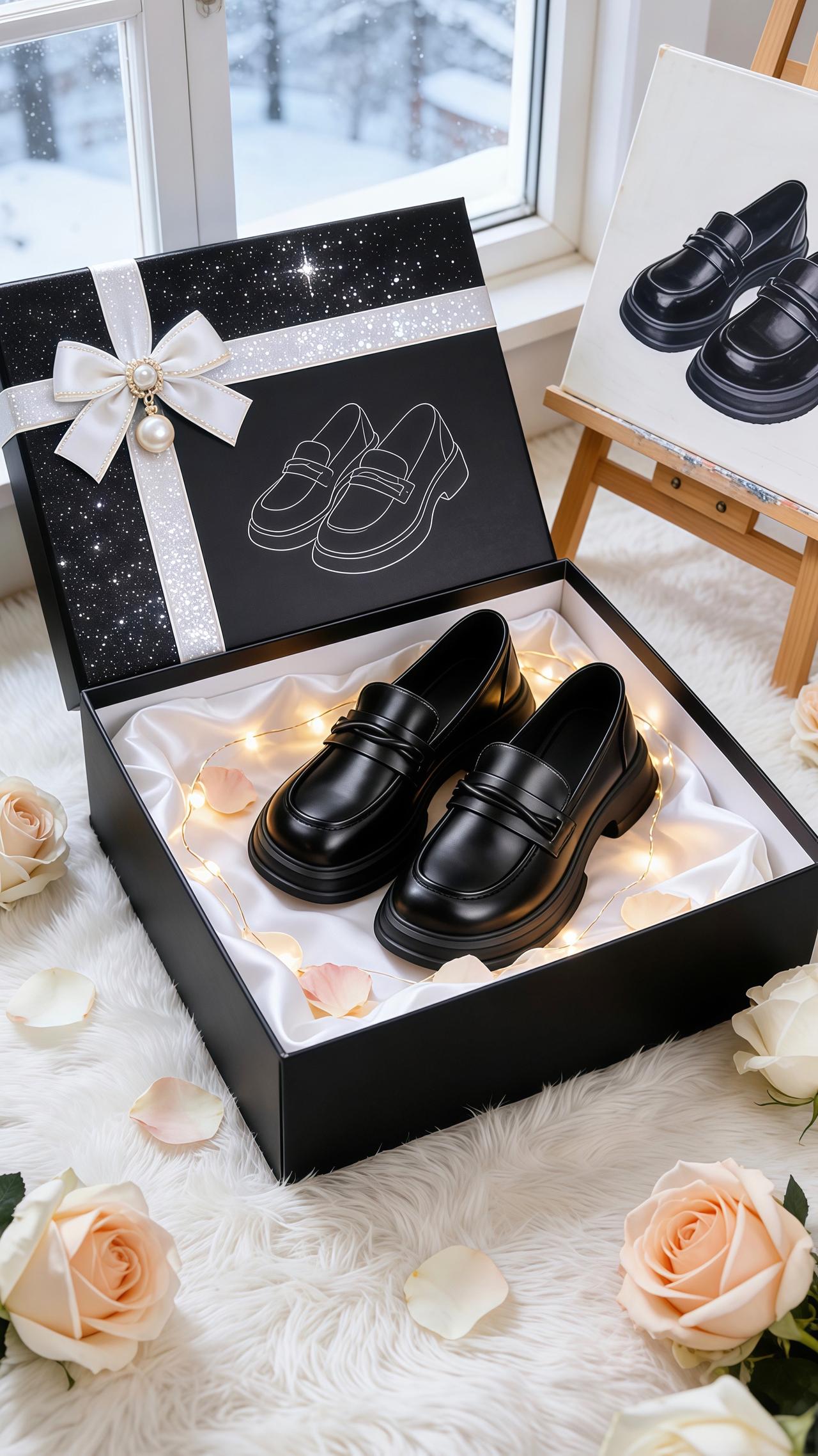 英伦风乐福鞋 厚底鞋