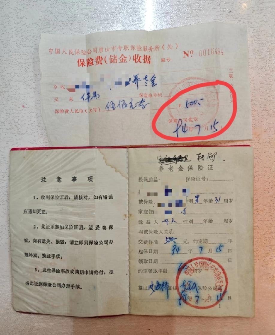 94年一次性买了500元养老保险，现在办理退养老金，大家觉得现在可以拿到多少钱？