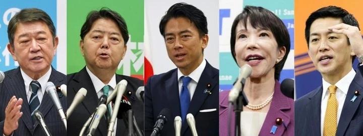 日本自民党总裁选举已经在今天拉开帷幕，胜者基本上将会成为日本下一任首相。这五位候