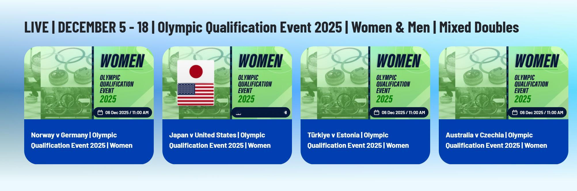 【奥运冰壶落选赛】感谢中国女队第一时间晋级奥运，明天开始可以看别家的戏了。明天早