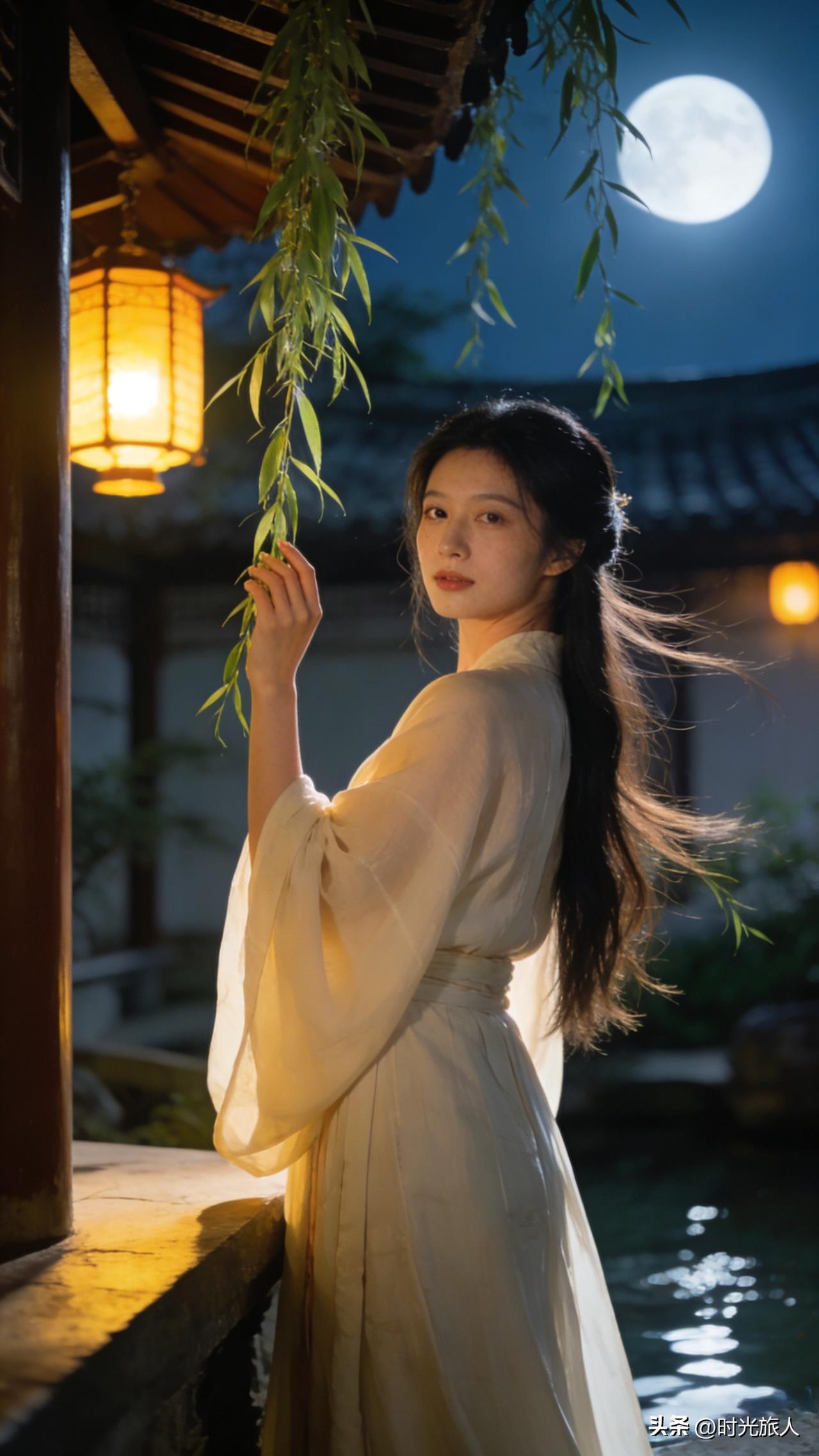 楹联之道，最显文心风骨！
近日偶得一上联，叠字含情、意境悠远，格律工整却难觅佳对