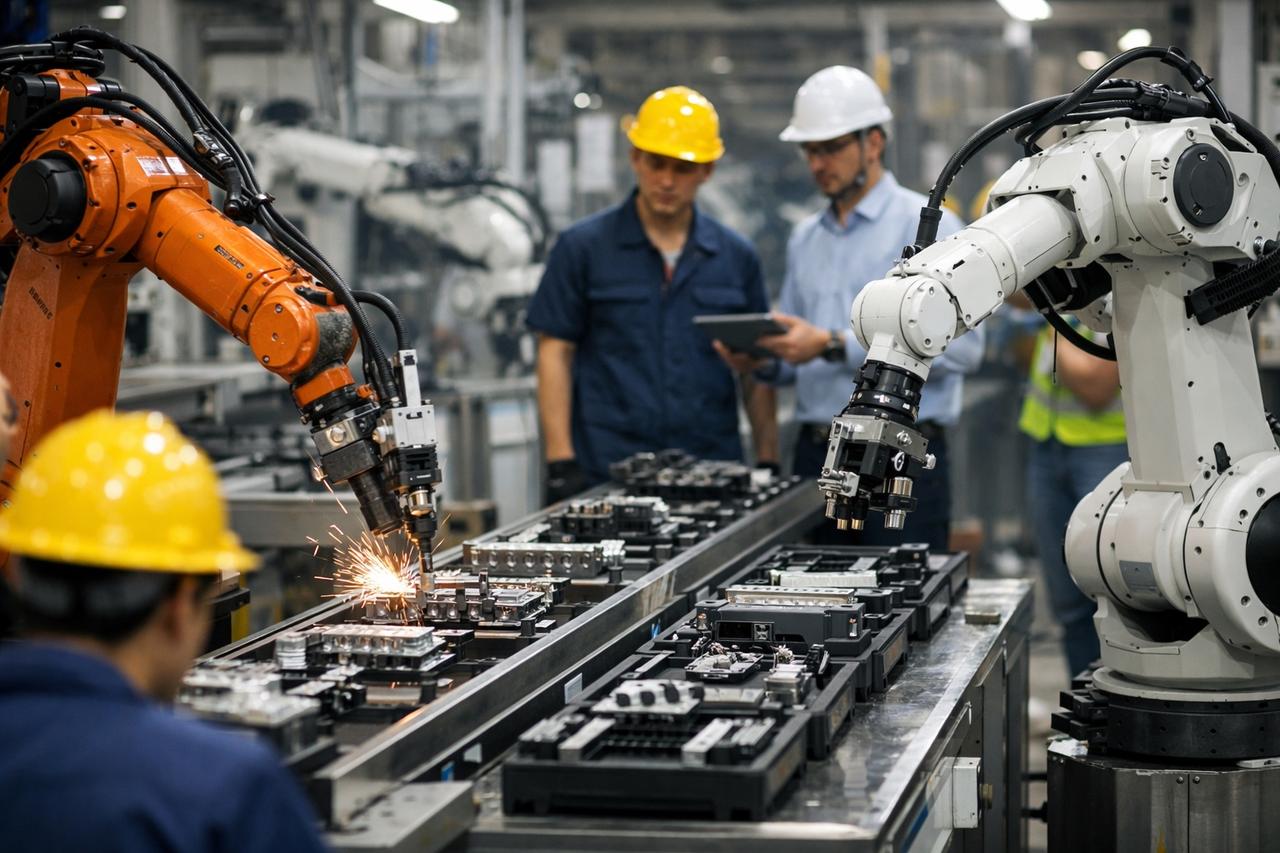 工业机器人市场需求持续释放。

从产业视角看，更值得追问的是：

谁在买单，  