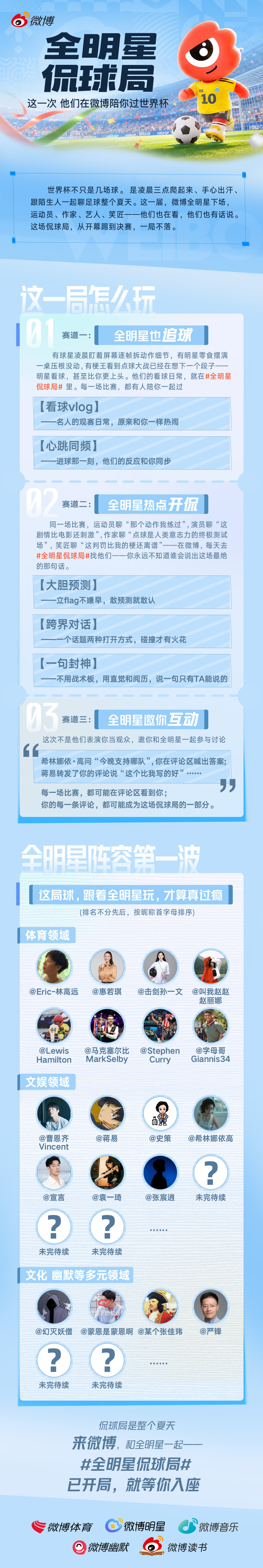 全明星侃球局 正式开局！体育名将、文化大咖、文娱明星、幽默达人齐齐下场陪你侃球！