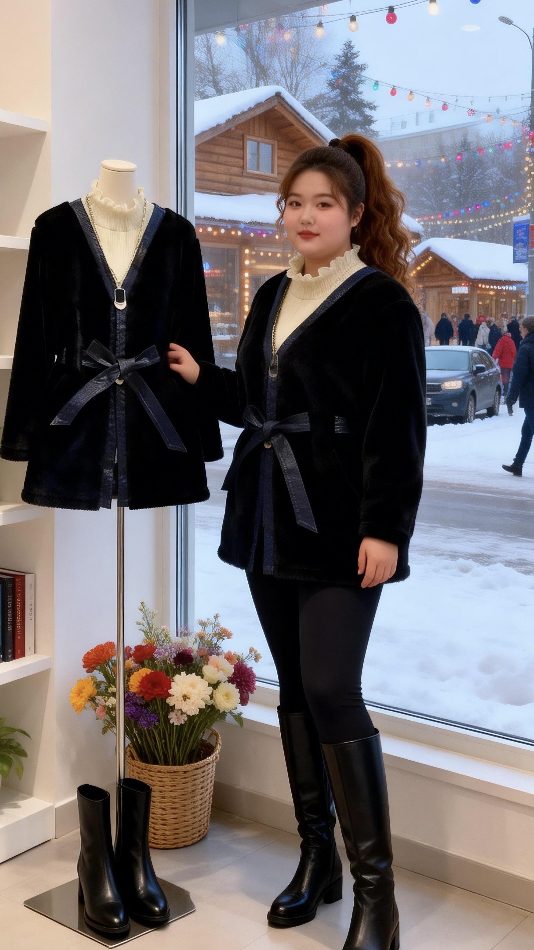 大码女装 气质套装 高级感穿搭 高贵优雅 穿搭提升精致感的小巧思