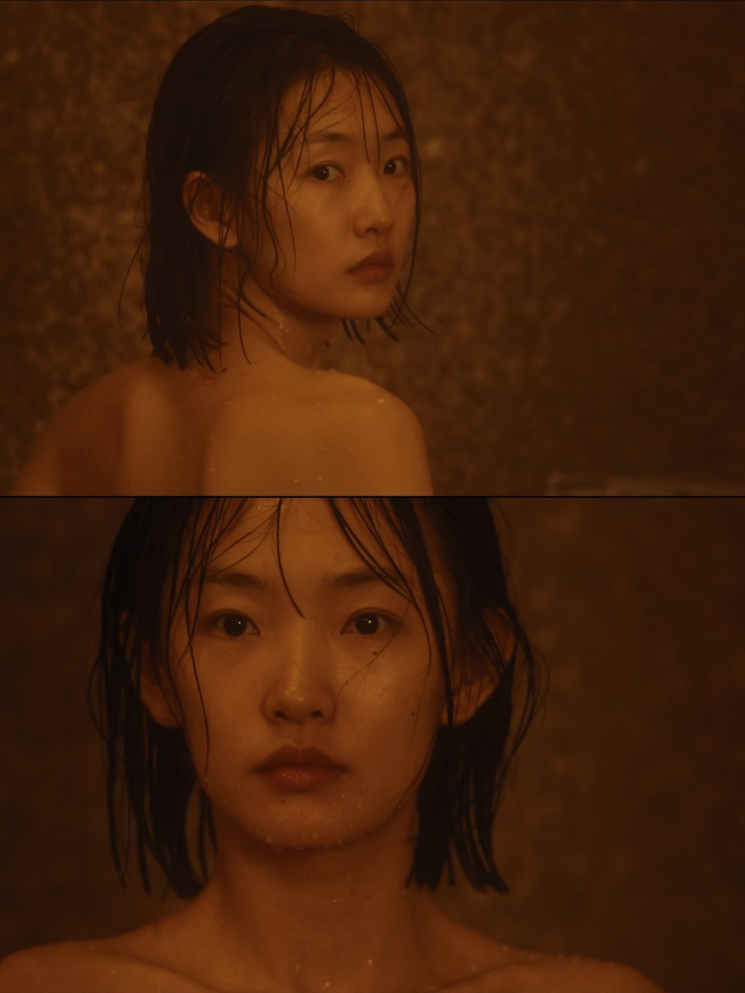看到一条我的阿勒泰剧评，这个画面温暖湿润像在母亲的子宫[泪]熟悉的后背用毛巾遮挡