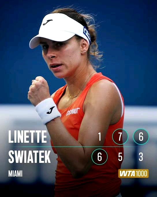 惊天大冷门！WTA1000迈阿密站第二轮，同胞里内特以1-6/7-5/6-3爆冷