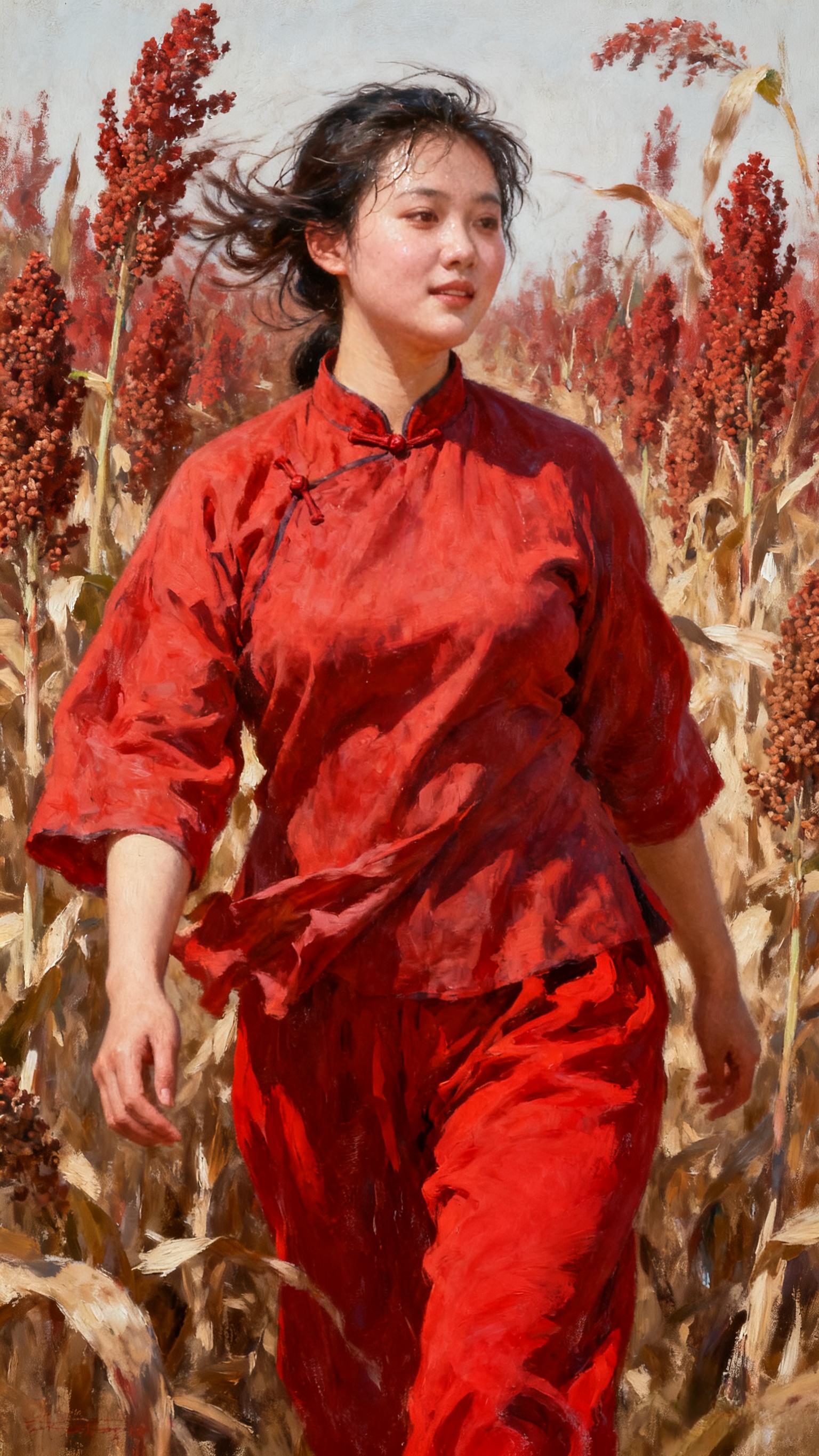 复古穿搭 国风古韵 红色