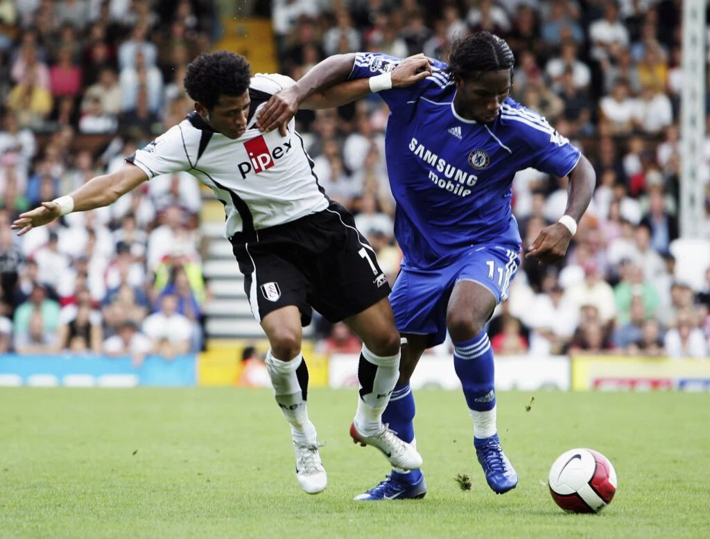 时光机丨富勒姆球员罗塞尼尔防守德罗巴罗塞尼尔执教切尔西英超