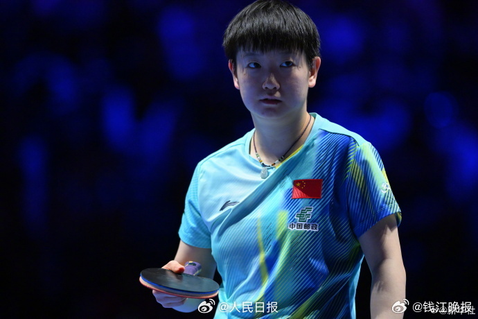 #孙颖莎4比3高达#【#孙颖莎绝地反击赢了高达#，晋级4强】#孙颖莎vs高达# 