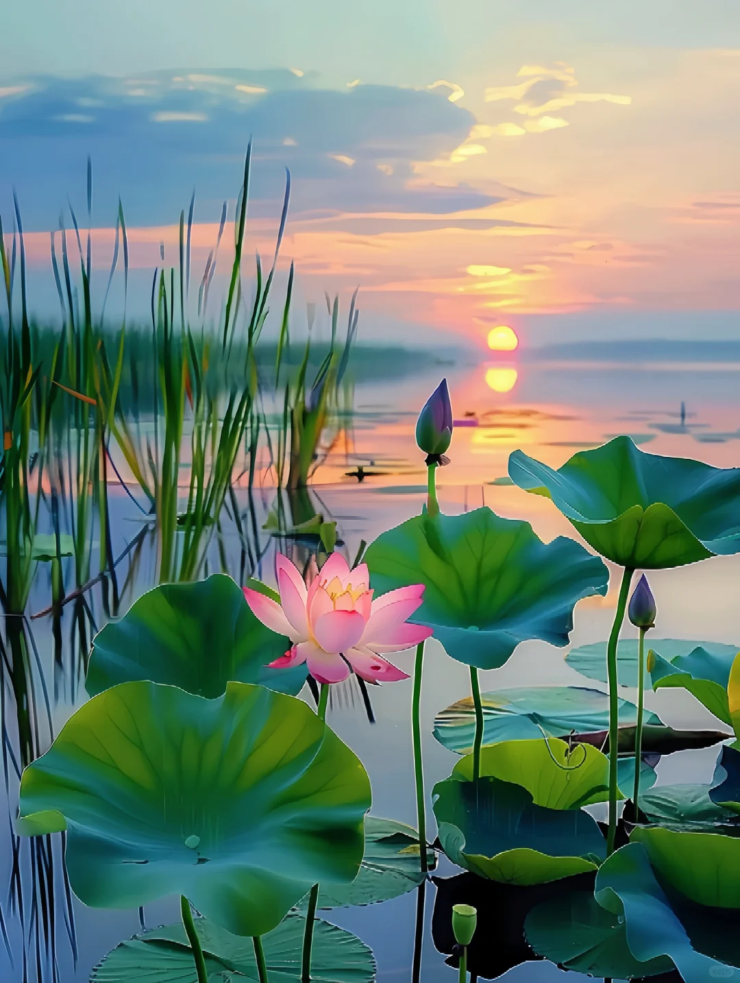 吸金莲花，荷气生财
