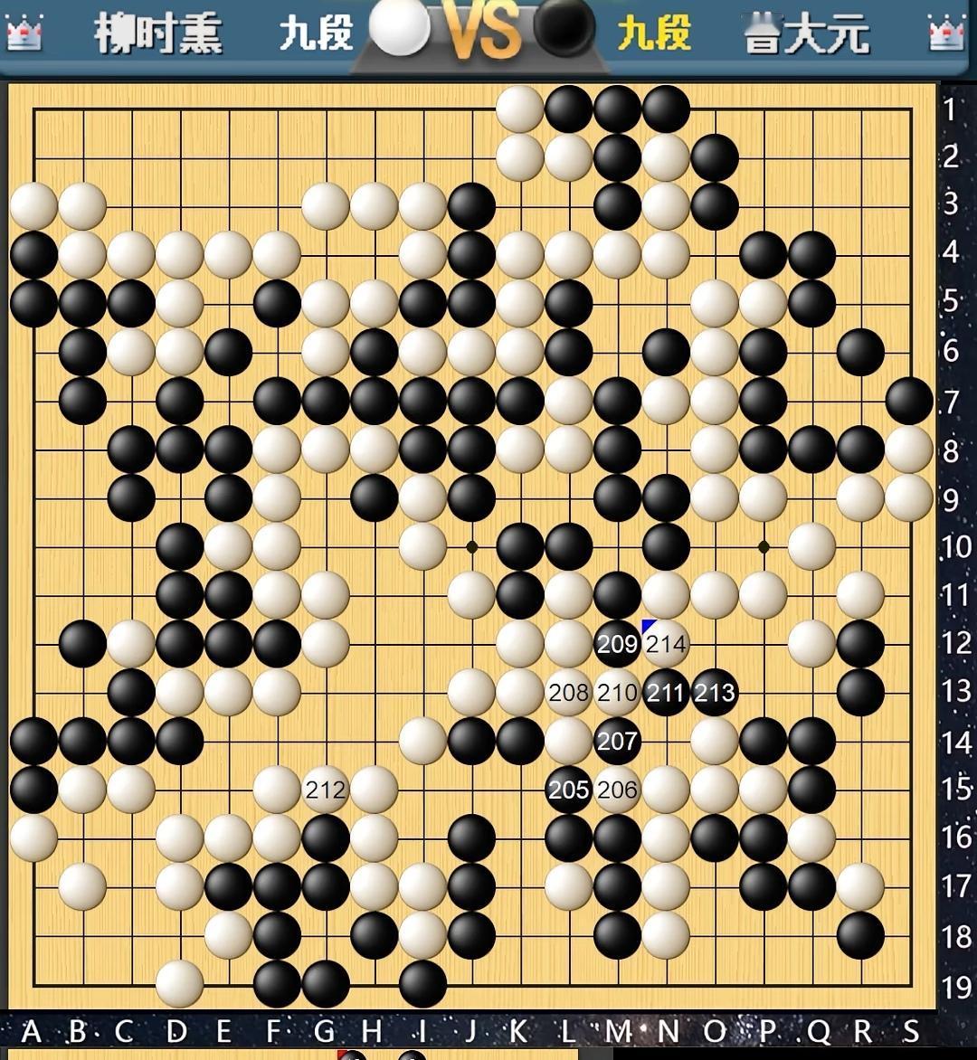 曹老宝刀不老  从容力拔头筹

第四届白山水杯世界围棋元老最强战第一局，由中国棋