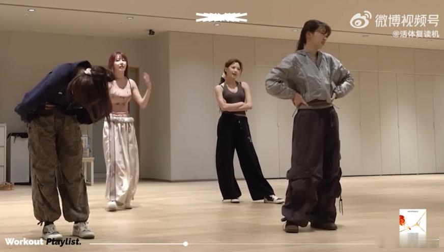 和lesserafim一起运动46分钟 捞炽们的运动强度真心不是一般人能做到的，