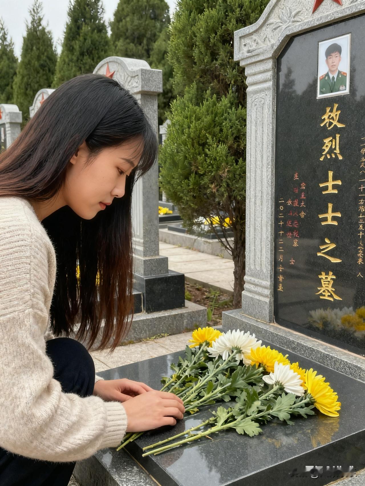 女生连续3年到烈士陵园看望牺牲男友 女生连续3年到烈士陵园看望牺牲男友，这份深情