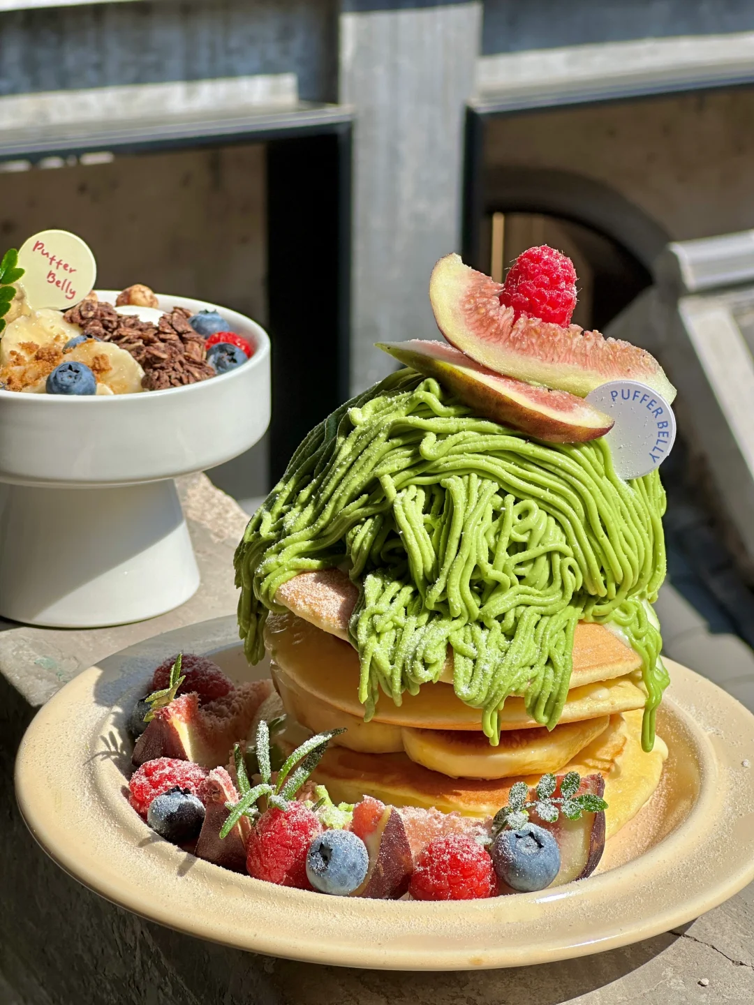 青岛！吃到了小漂亮松饼🥞🫐🍓🍈🫧