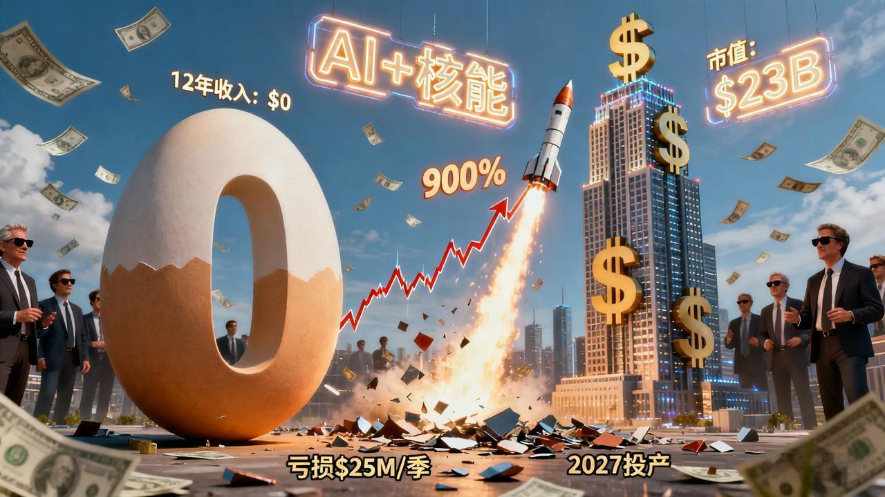 12年收入为0，一夜间市值超过1600亿！你敢信？核能公司Oklo的业绩究竟🈶