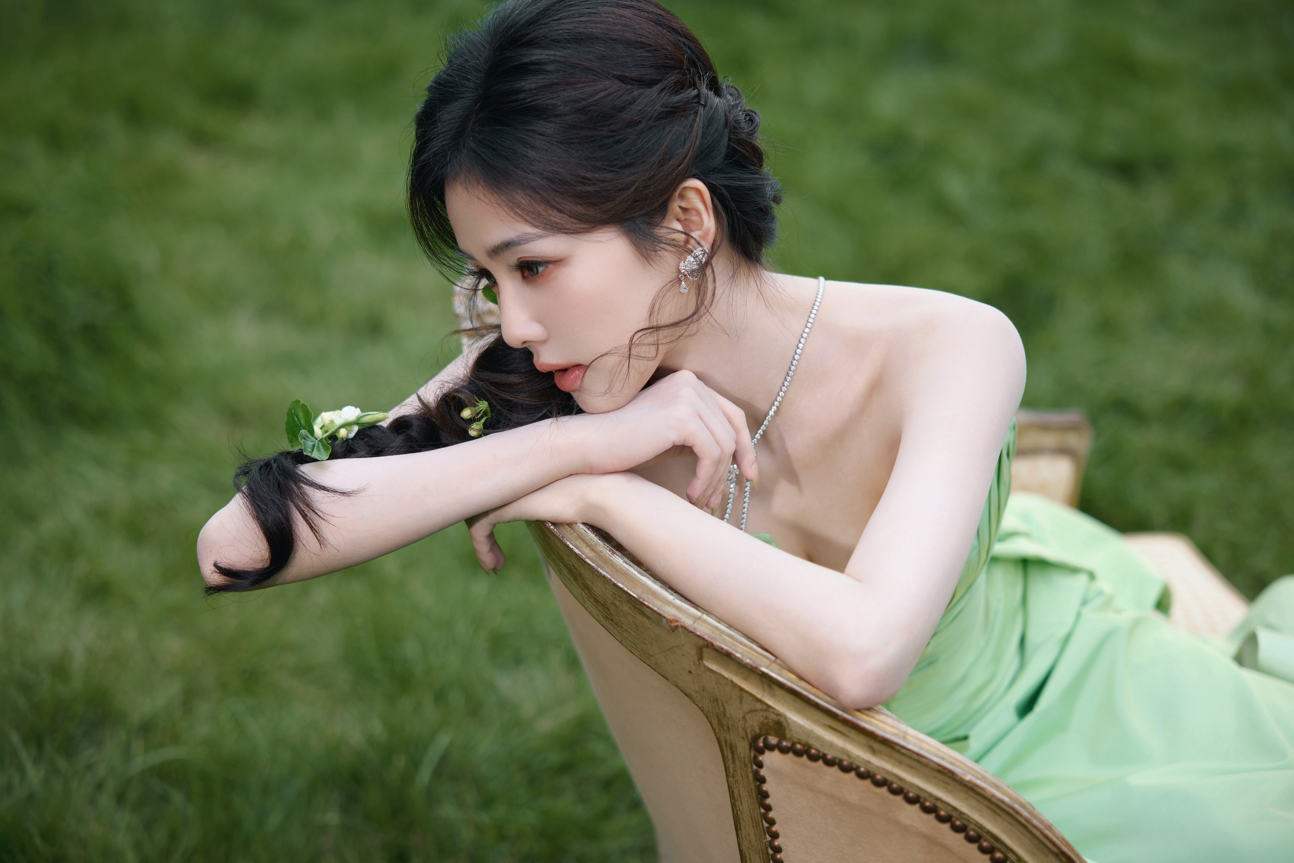 这个发丝缠的好对味 