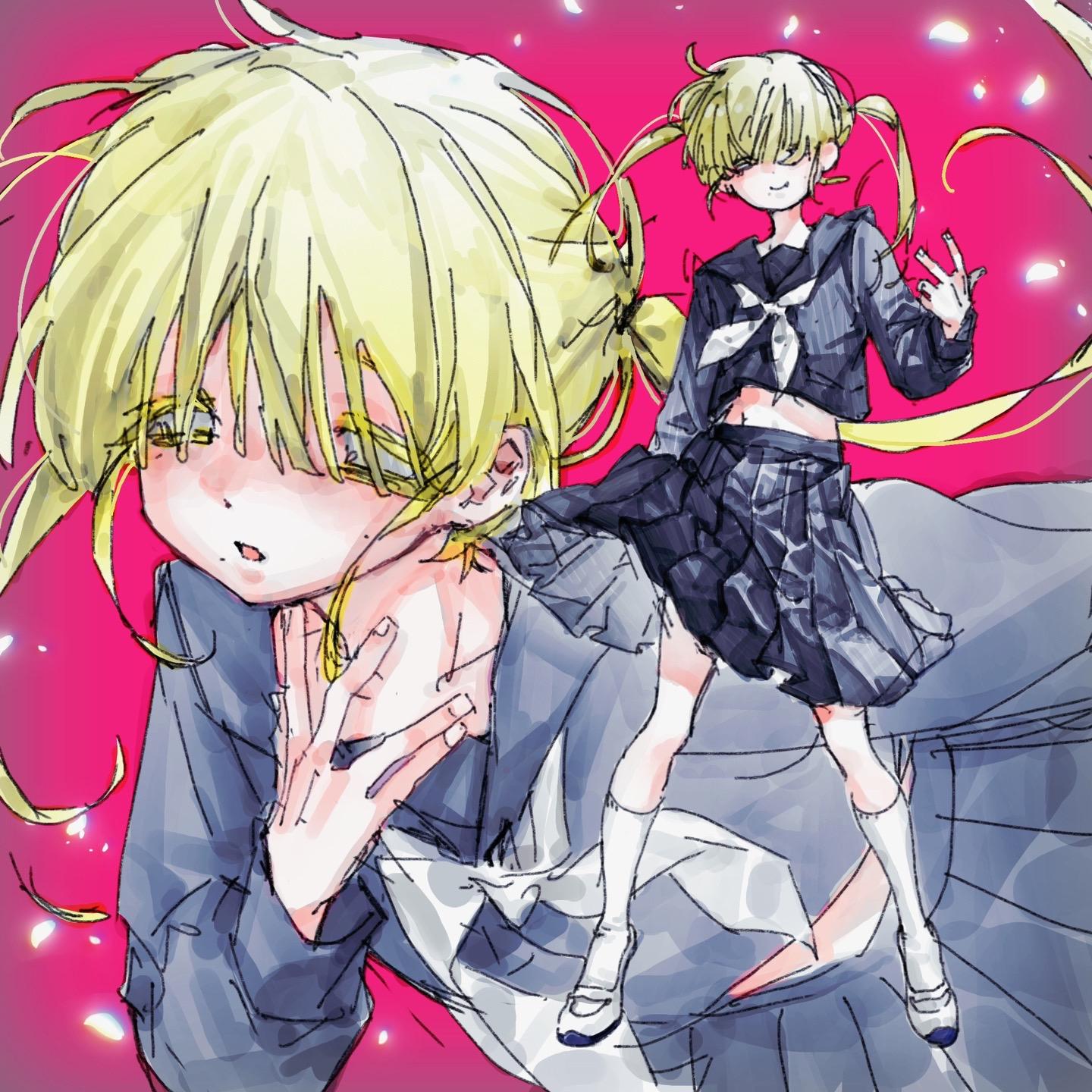 jk怪盗！？试了下平时不用的上色笔刷